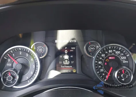 2023 Ram 1500 Big Horn 4X4 5'7 Box from USA, damaged, VIN 1C6SRFFT4PN688110